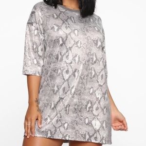 Fashion Nova Take Your Chances Shirt Dress